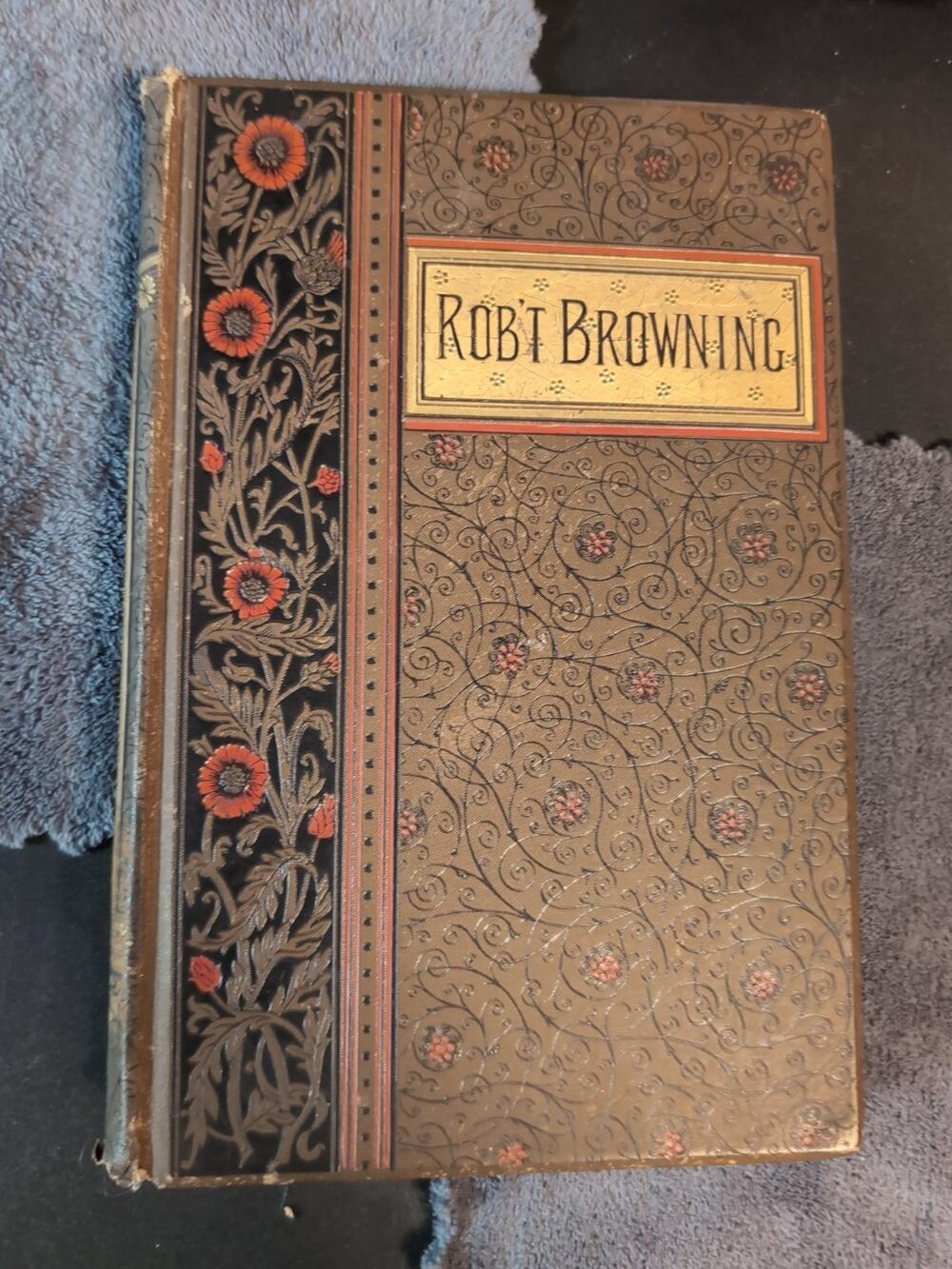Limited Ed: 1886 Robert Browning's Poems, Belford & Clarke, Hardbound, Gilt